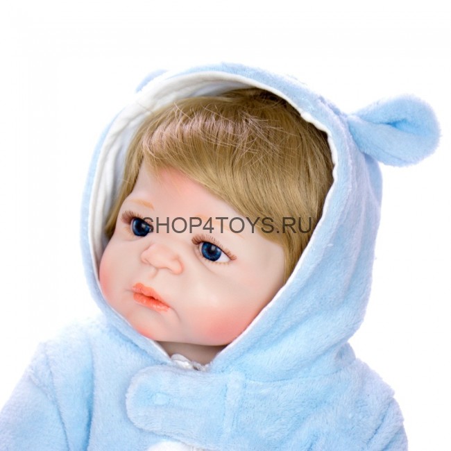 Кукла реборн полностью силиконовый мальчик Василек
