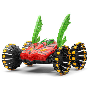 Радиоуправляемый перевертыш-внедорожник SDL Super Speed Stunt Car - 2011A-13 Превосходный радиоуправляемый перевертыш SDL для игры на любом покрытии и типе местности. В комплекте 3 варианта различных колес!