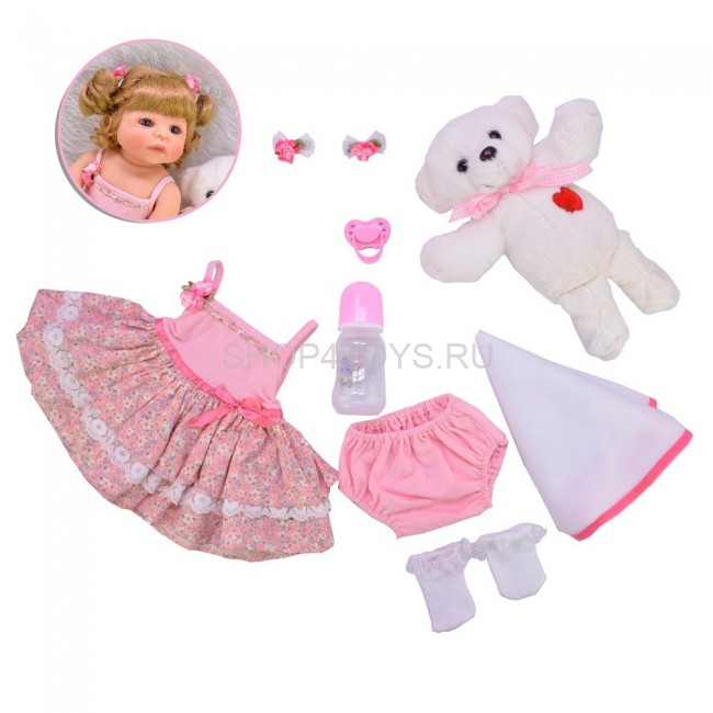 Реборн силиконовая девочка Настя