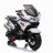 Детский электромотоцикл XMX (белый, EVA, с ручкой газа, 12V) - XMX609-WHITE