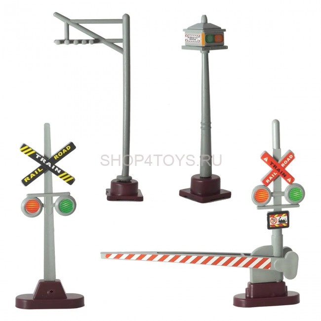 Железная дорога Fenfa (5 вагонов, звук, пускает пар) - 1603C Железная дорога Fenfa (5 вагонов, звук, пускает пар) - 1603C