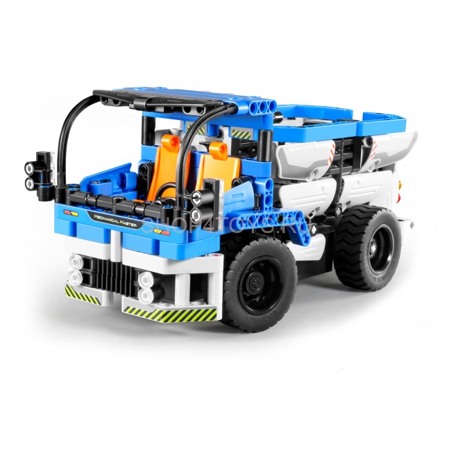 Конструктор грузовик QiHui 394 детали (2в1 бетономешалка и самосвал, пульт) - QH8023 Конструктор грузовик QiHui 394 детали (2в1 бетономешалка и самосвал, пульт) - QH8023