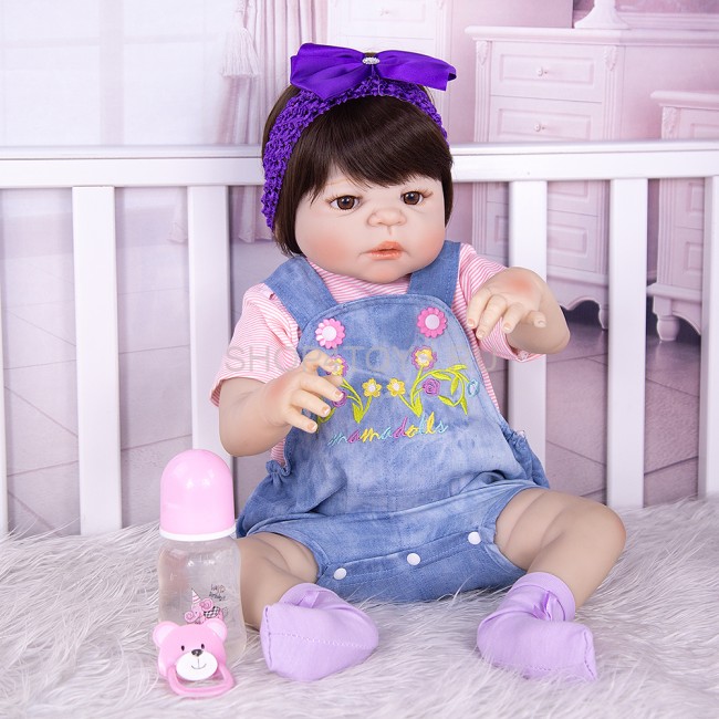 Реборн силиконовая девочка Эмилия