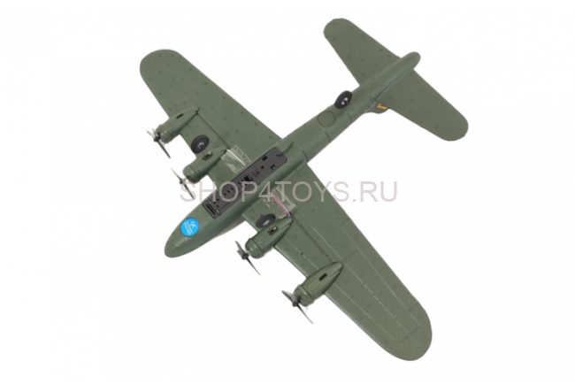 Радиоуправляемый самолет бомбардировщик B17 для начинающих 2.4G - FX817-GREEN Радиоуправляемый самолет бомбардировщик B17 для начинающих 2.4G - FX817-GREEN