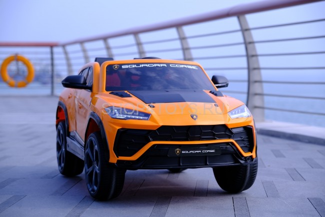 Детский электромобиль Lamborghini Urus ST-X 4WD (12V, EVA, полный привод) - SMT-666-ORANGE