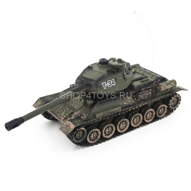 Радиоуправляемый танк Zegan Т-34 1:28 для танкового боя - 99815