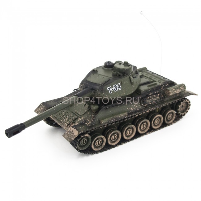 Радиоуправляемый танк Zegan Т-34 1:28 для танкового боя - 99815