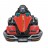 Детский спортивный 3-местный электрокарт Dongma Go Kart Red 12V - DMD-288