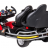 Детский спортивный 3-местный электрокарт Dongma Go Kart Red 12V - DMD-288
