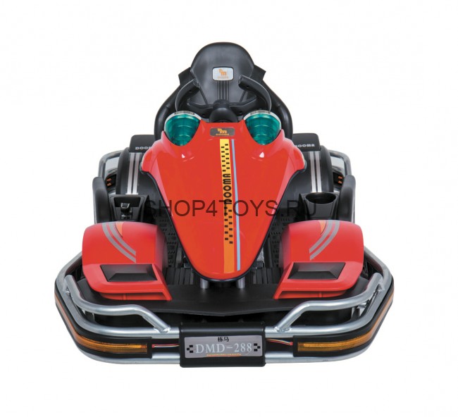 Детский спортивный 3-местный электрокарт Dongma Go Kart Red 12V - DMD-288 Детский спортивный 3-местный электрокарт Dongma Go Kart Red 12V - DMD-288