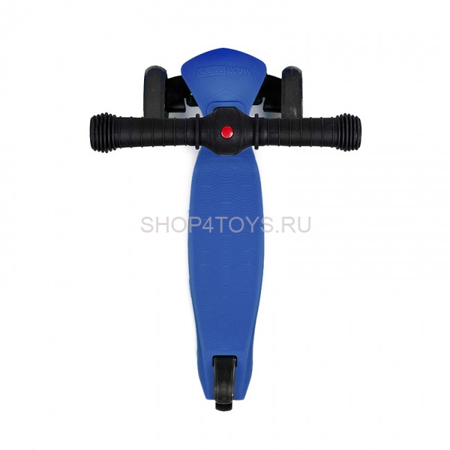 Самокат Maxiscoo Baby Delux Трехколесный Складной со Светящимися Колесами, Темно-синий - MSC-B091803 Самокат Maxiscoo Baby Delux Трехколесный Складной со Светящимися Колесами, Темно-синий - MSC-B091803