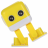 Интеллектуальный танцующий робот WLtoys Cubee F9 Yellow APP - WLT-F9