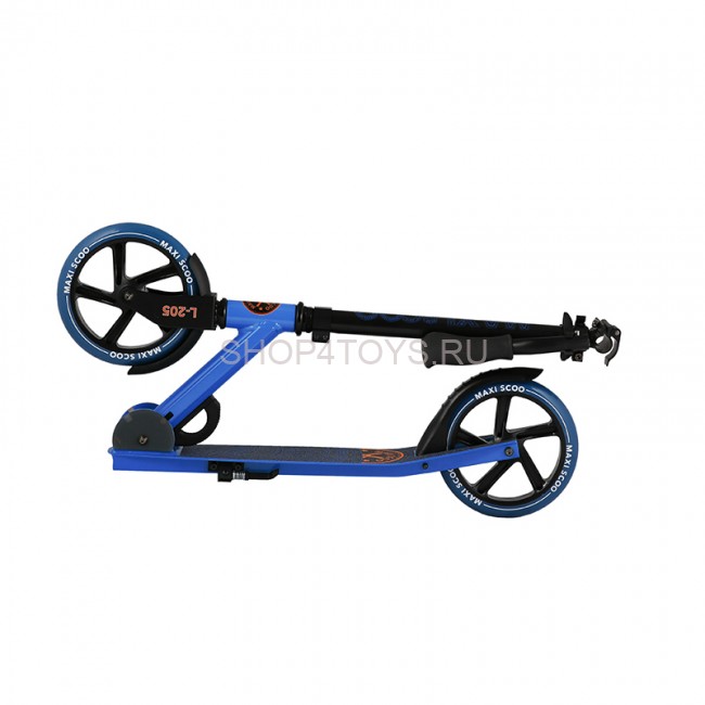 Самокат Двухколесный Складной, Голубой - MSC-L205-B Самокат Двухколесный Складной, Голубой - MSC-L205-B