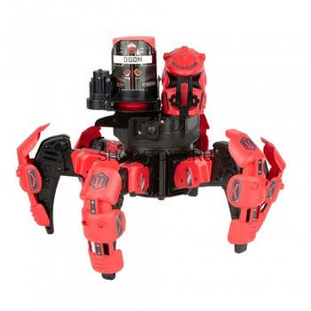 Радиоуправляемый робот-паук Doom Razor - CC-1002 Робот-паук Combat Creatures Attacknid Doom Razor, стреляющий дисками, со световыми и звуковыми эффектами