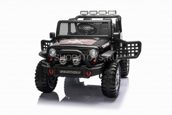 Детский электромобиль джип XMX с полным приводом (черный, EVA, 12V) - XMX618-4WD-BLACK Детский электромобиль джип XMX с полным приводом (черный, EVA, 12V) - XMX618-4WD-BLACK