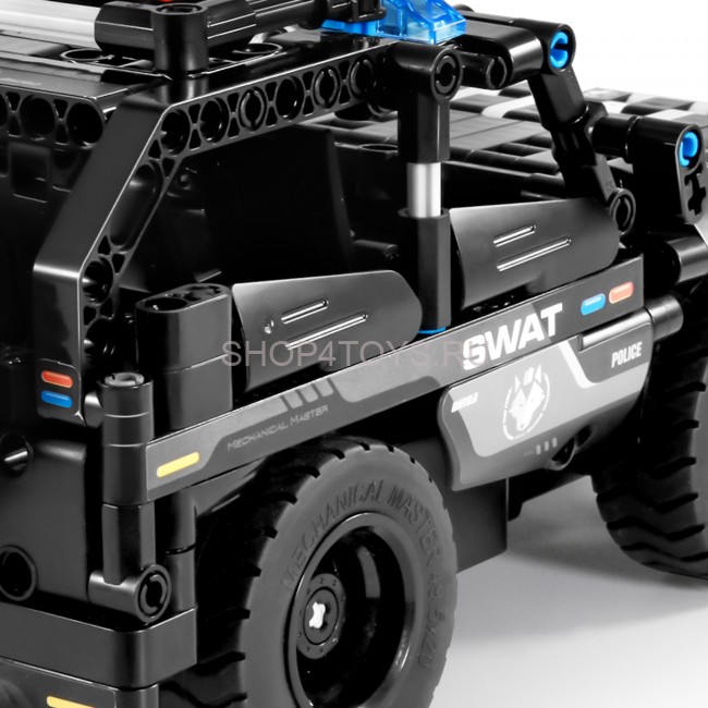 Конструктор джип полиция QiHui 355 деталей (2в1 два вида джипа, пульт) - QH8026 Конструктор джип полиция QiHui 355 деталей (2в1 два вида джипа, пульт) - QH8026