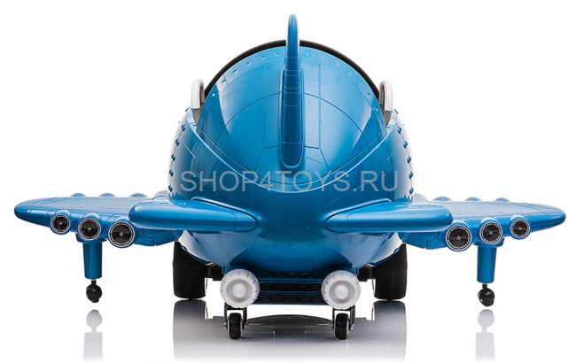 Детский электромобиль - самолет 12V - JJ20201-BLUE