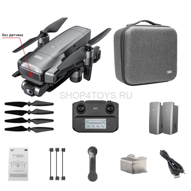 Квадрокоптер SJRC F22 PRO 2-AXIS 4K EIS 5G GPS (2 АКБ) - F22 4K PRO COMBO Квадрокоптер SJRC F22 PRO 2-AXIS 4K EIS 5G GPS (2 АКБ) - F22 4K PRO COMBO