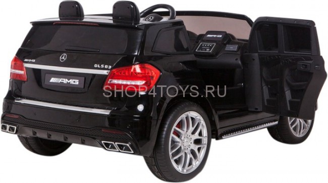 Детский электромобиль Mercedes Benz GLS63 LUXURY 4x4 12V 2.4G - Black - HL228-LUX-B
