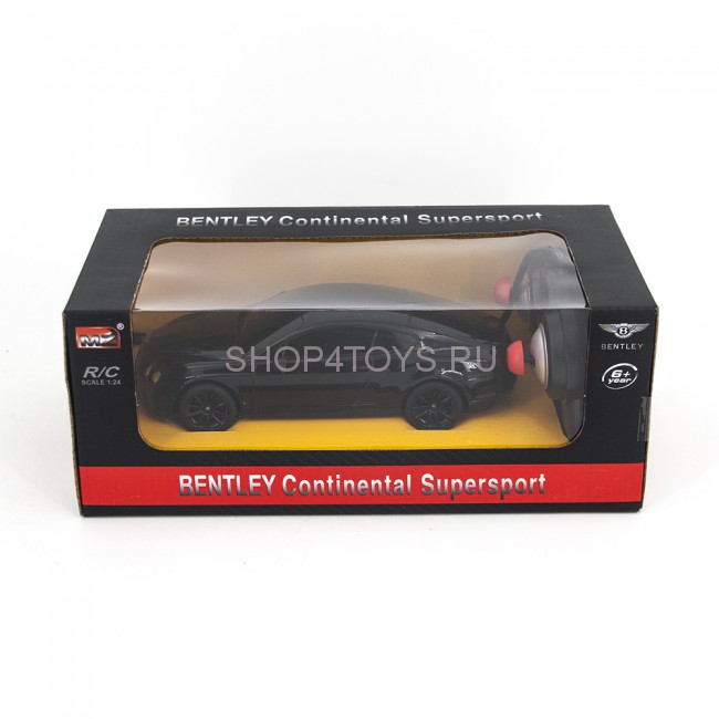 Радиоуправляемая машина MZ Bentley Continental Black 1:24 - 27040-B Радиоуправляемая машина MZ Bentley Continental Black 1:24 - 27040-B