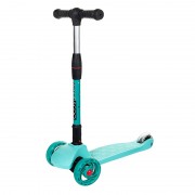 Самокат Maxiscoo Baby Delux Трехколесный Складной со Светящимися Колесами, Мятный - MSC-B091805D Самокат Maxiscoo Baby Delux Трехколесный Складной со Светящимися Колесами, Мятный - MSC-B091805D