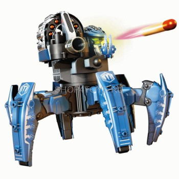 Радиоуправляемый робот-паук Stryder - CC-1003 Робот-паук Combat Creatures Attacknid Stryder, стреляющий снарядами, со световыми и звуковыми эффектами