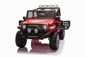 Детский электромобиль джип XMX с полным приводом (красный, EVA, 12V) - XMX618-4WD-RED Детский электромобиль джип XMX с полным приводом (красный, EVA, 12V) - XMX618-4WD-RED