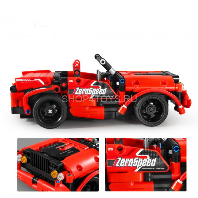 Конструктор машина QiHui 341 деталь (2в1 спорткар и джип, пульт) - QH8025 Конструктор машина QiHui 341 деталь (2в1 спорткар и джип, пульт) - QH8025