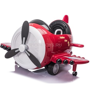Детский электромобиль - самолет 12V - JJ20201-RED Детский электромобиль - самолет 12V - JJ20201-RED