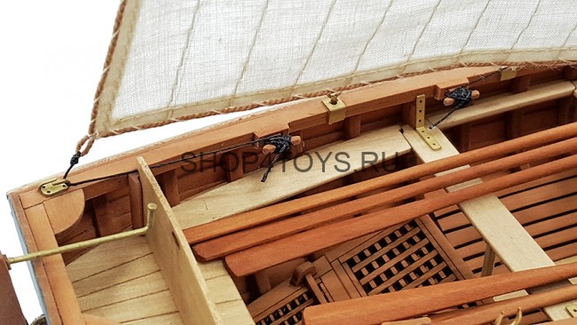 Сборная деревянная модель Парусно-гребной ЯЛ-6 1:24 - LSM0403 Сборная деревянная модель Парусно-гребной ЯЛ-6 1:24 - LSM0403