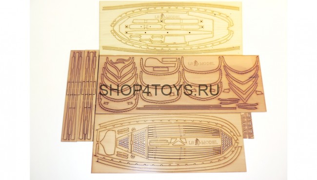 Сборная деревянная модель Парусно-гребной ЯЛ-6 1:24 - LSM0403 Сборная деревянная модель Парусно-гребной ЯЛ-6 1:24 - LSM0403