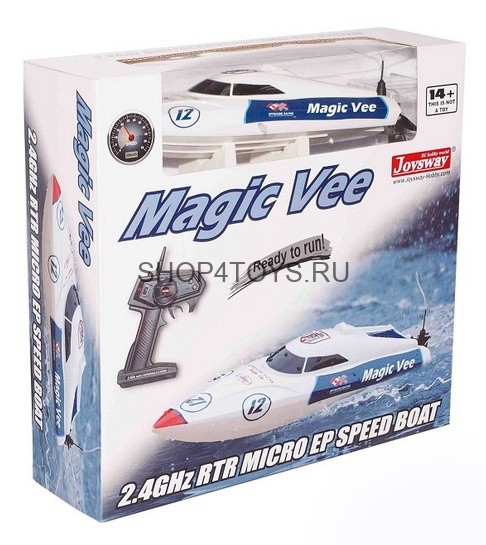 Радиоуправляемый катер Joysway Magic Vee 2.4G - JS8106 Радиоуправляемый катер Joysway Magic Vee 2.4G - JS8106