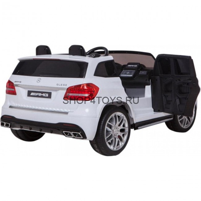 Детский электромобиль Mercedes Benz GLS63 LUXURY 4x4 12V 2.4G - White - HL228-LUX-W