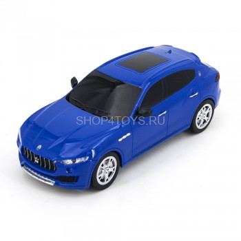 Радиоуправляемая машина MZ Maserati SUV Levante MY Blue 1:24 - 27056 Радиоуправляемая машина MZ Maserati SUV Levante MY Blue 1:24 - 27056 - это Maserati SUV Levante MY Blue на пульте радиоуправления, который станет желанным подарком для любого любителя радиоуправляемых моделей.