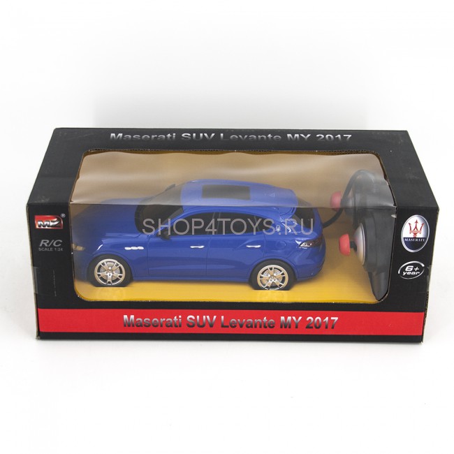 Радиоуправляемая машина MZ Maserati SUV Levante MY Blue 1:24 - 27056 Радиоуправляемая машина MZ Maserati SUV Levante MY Blue 1:24 - 27056