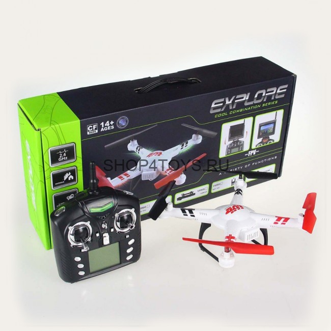 Радиоуправляемый квадрокоптер WLtoys Explore RTF 2.4G - V686 Радиоуправляемый квадрокоптер WLtoys Explore RTF 2.4G - V686