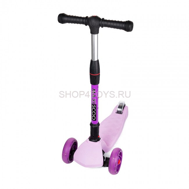 Самокат Maxiscoo Baby Delux Трехколесный Складной со Светящимися Колесами, Лавандовый - MSC-B091804D Самокат Maxiscoo Baby Delux Трехколесный Складной со Светящимися Колесами, Лавандовый - MSC-B091804D