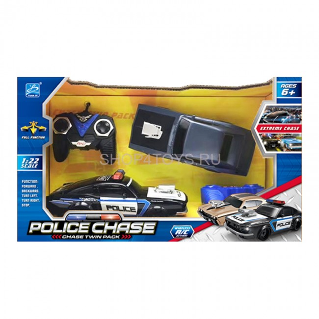 Набор из двух радиоуправляемых машин Police Chase 1:20 - YD898-MJ1995A Набор из двух радиоуправляемых машин Police Chase 1:20 - YD898-MJ1995A
