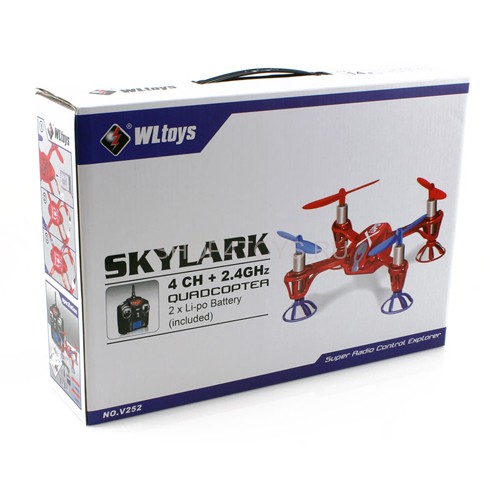 Радиоуправляемый квадрокоптер WLtoys SkyLark 2.4GHz - V252