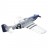 Радиоуправляемый самолет Dynam mini P-51D RTF 2.4G - DY8964