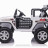 Детский электромобиль джип XMX с полным приводом (белый, EVA, 12V) - XMX618-4WD-WHITE