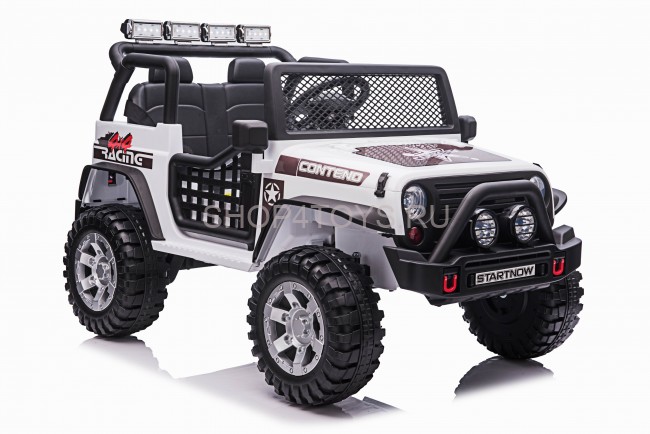 Детский электромобиль джип XMX с полным приводом (белый, EVA, 12V) - XMX618-4WD-WHITE Детский электромобиль джип XMX с полным приводом (белый, EVA, 12V) - XMX618-4WD-WHITE