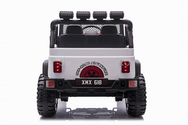 Детский электромобиль джип XMX с полным приводом (белый, EVA, 12V) - XMX618-4WD-WHITE Детский электромобиль джип XMX с полным приводом (белый, EVA, 12V) - XMX618-4WD-WHITE