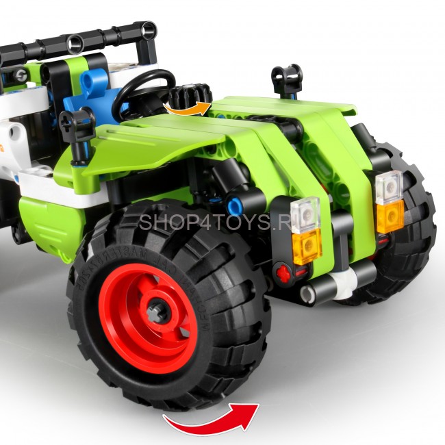 Конструктор сельхозтехника QiHui 335 деталей (2в1 трактор и комбайн) - QH6806