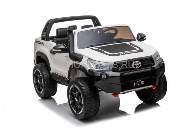 Электромобиль Toyota Hilux Rugged X 4WD 12V - DK-HL850-WHITE Электромобиль Toyota Hilux Rugged X 4WD 12V - DK-HL850-WHITE