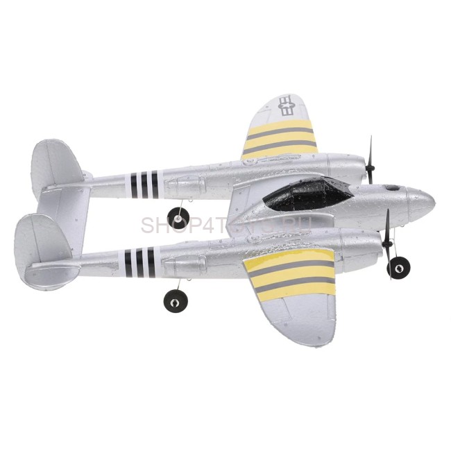 Радиоуправляемый самолет для начинающих P38 Fighter 2.4G - FX816 Радиоуправляемый самолет для начинающих P38 Fighter 2.4G - FX816