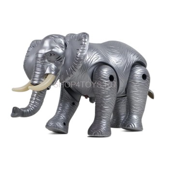 Интерактивный слон на батарейках (серый, звук, свет, движения) - CS-2297-GREY Интерактивный слон на батарейках (серый, звук, свет, движения) - CS-2297-GREY