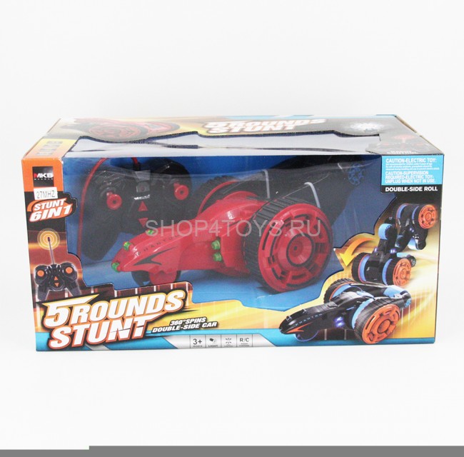 Радиоуправляемая красная машина Перевертыш - 5588-604-R