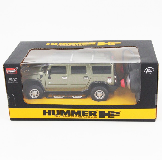 Радиоуправляемая машина MZ Hummer H2 Green 1:24 - 27020-G Радиоуправляемая машина MZ Hummer H2 Green 1:24 - 27020-G