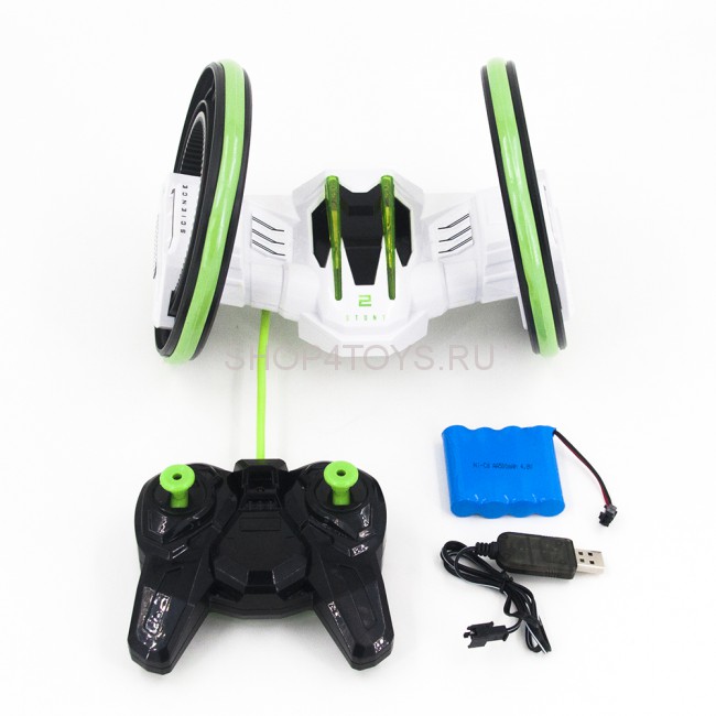 Радиоуправляемая белая машина перевертыш 5588-606-W Радиоуправляемая белая машина перевертыш 5588-606-W